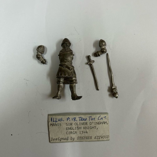 Men at Arms μολυβένια στρατιωτάκια Sir Oliver D'Ingham σαν καινούργιο