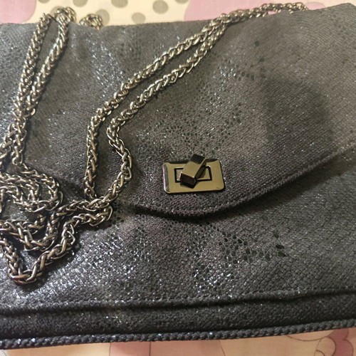 Black evening shoulder bag like new