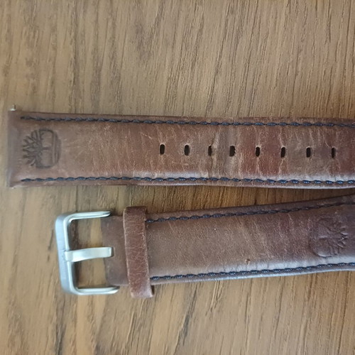 Timberland wristwatch used, blue, broken crown