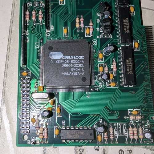 Cirrus Logic CL-GD5428 VLB Video Card 1MB used