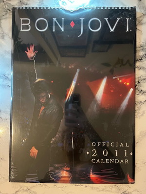 Bon Jovi 2011 Official A3 Calendar new