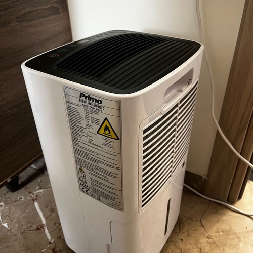 Primo PRDH-45003i dehumidifier with compressor and ionizer 12lt like new