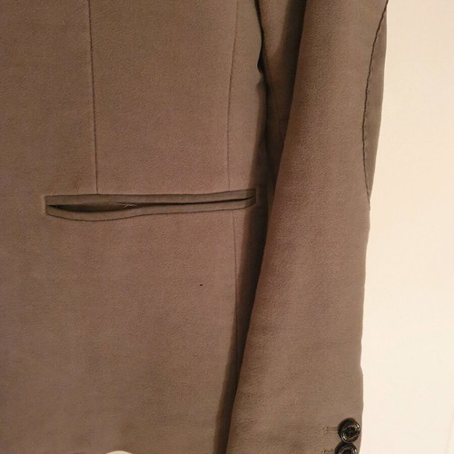 Massimo Dutti women's velvet jacket like new, gray, size S
