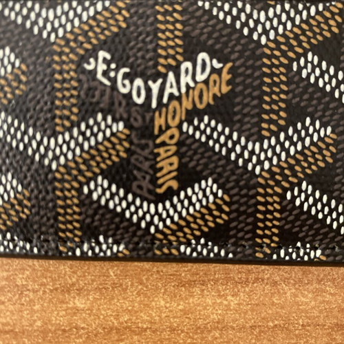 Goyard wallet new, never used