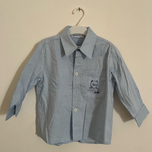Aslanis Baby No2 shirt blue new, size 92 cm