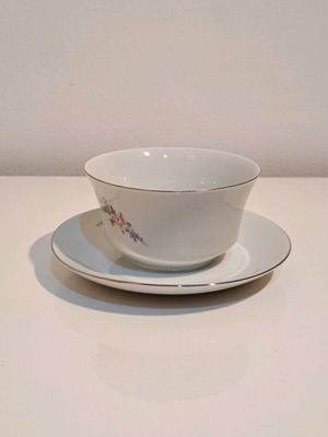 Winterling Schwarzenbach porcelain salt cellar Germany used vintage