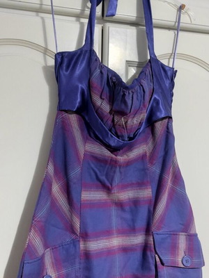 J.Lopez dress like new, size M, purple and pink