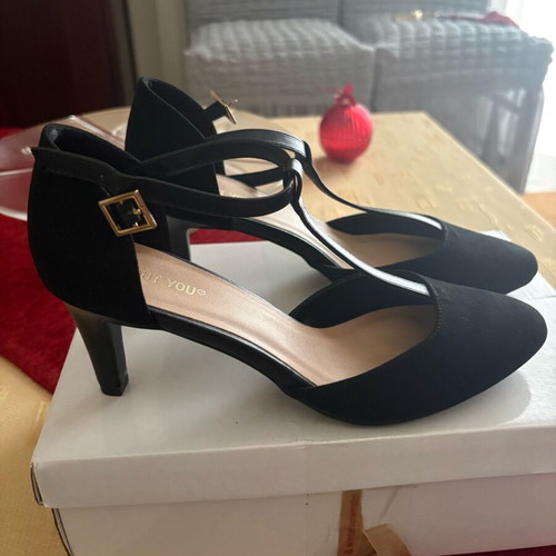 About you black pumps new size 39 with 7 cm heel