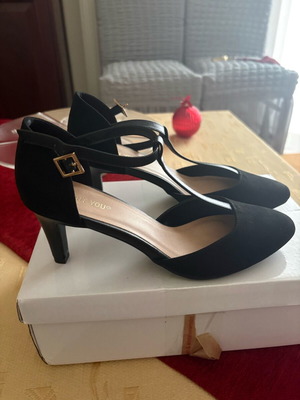 About you black pumps new size 39 with 7 cm heel