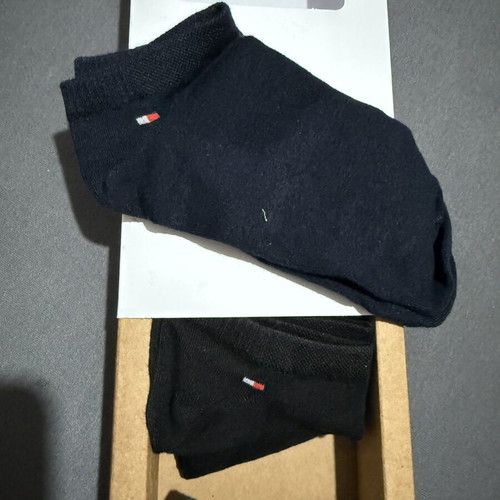 Tommy Hilfiger socks new, pack of six, bamboo material, black