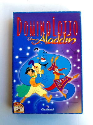 Domino Lotto Disney Aladdin 1992 Clementoni καινούργιο