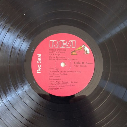 Placido Domingo And The Vienna Choir Boys LP like new, classical