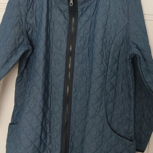 Vertice outerwear new plus size quilted high jean style