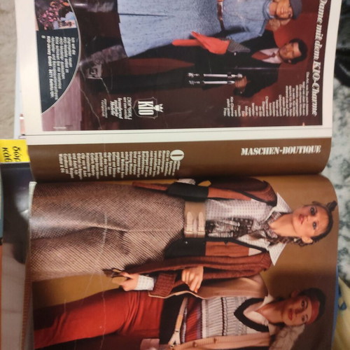 Burda International women's fashion magazine used, autumn-winter 1978-1979
