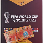 Panini World Cup Qatar 2022 sticker pack, like new, 130 pieces