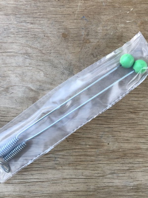 Vintage bicycle fender stays green 23 cm