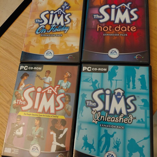 The Sims PC CD-ROM game pack of 4 used