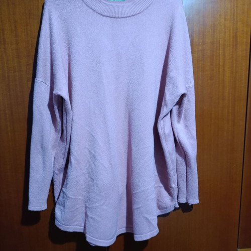 Knitted blouse used, pink XL