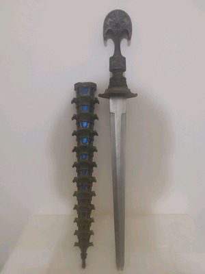 Decorative fantasy sword with sheath like new