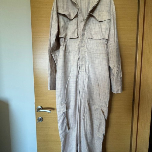 Vassia Kostara jumpsuit like new, beige, size S