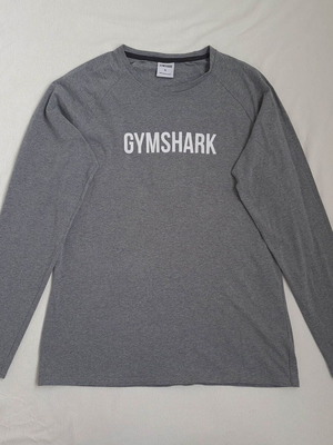 Gymshark women's long sleeve shirt XL cotton stretch like new, gray