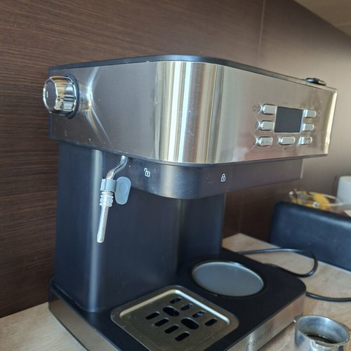 Dosette Coffee Maker used, makes French coffee, espresso, and milk froth