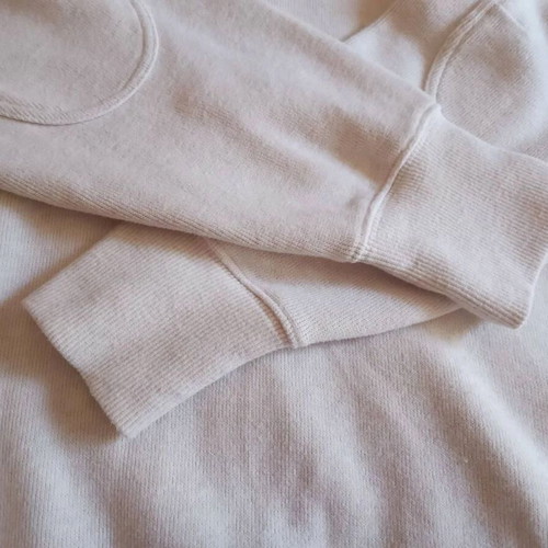 Gant Unisex Long-Sleeve Sweater with Zipper Medium Used, White