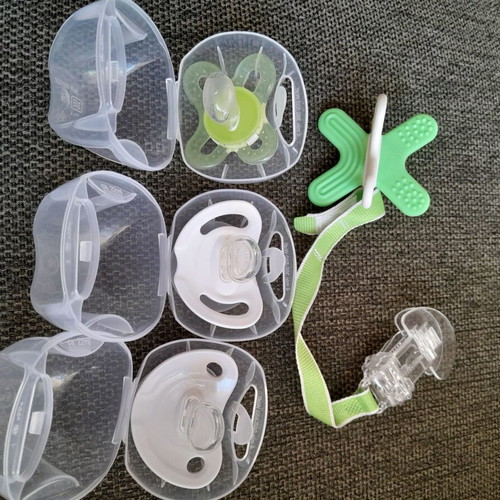 Silicone pacifiers NUK and mum new, pack of 3 pieces