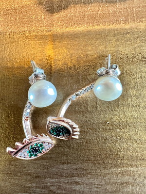 Paraxenies silver earrings like new