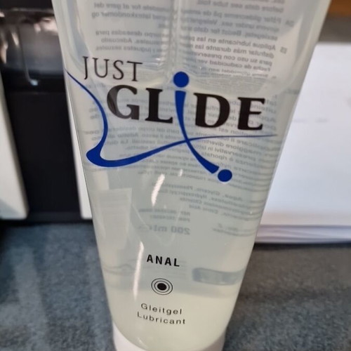 Just Glide Anal Lubricant 200ml like new, water-based