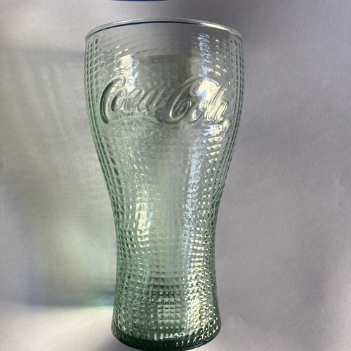 Coca-Cola collectible glass, embossed vintage series