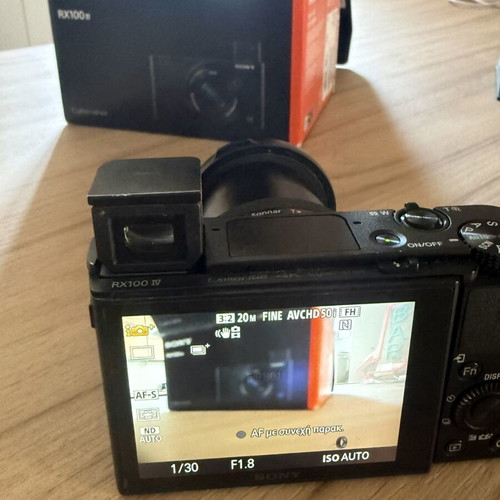 Sony RX100 IV compact camera with HOYA filters