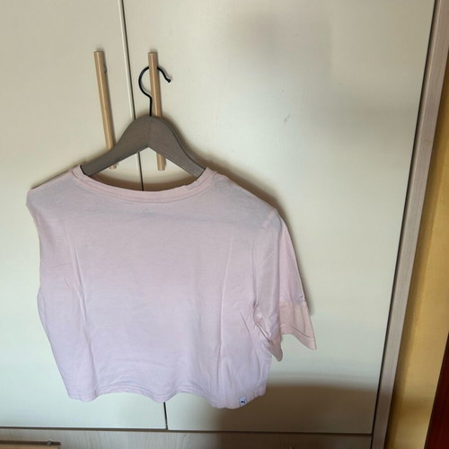 Puma cropped shirt like new, pink, size M