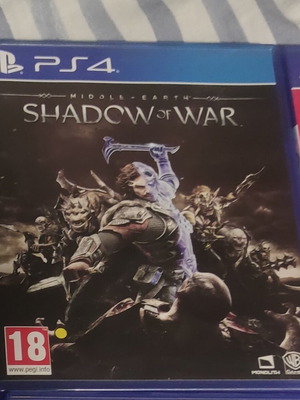 Shadow of War PlayStation 4 game like new, action adventure