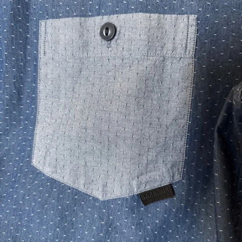 Barbour shirt medium blue like new