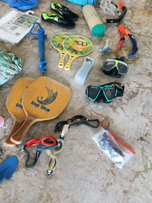 Summer items used, all together