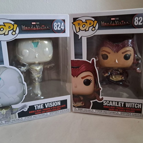 Funko Pop Wanda Vision Set like new