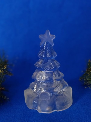 Christmas candlestick like new, tree shape, Taiwan 80s