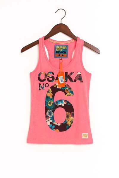 Superdry Beach "Osaka No 6" Женски Безръкав Топ – Нов с Етикет (Малък)