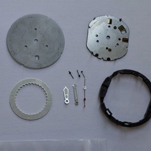Citizen Eco Drive watch parts used, men's, gray titanium