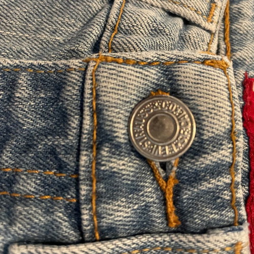 Levi’s low 519 low flare jeans like new, blue, size S