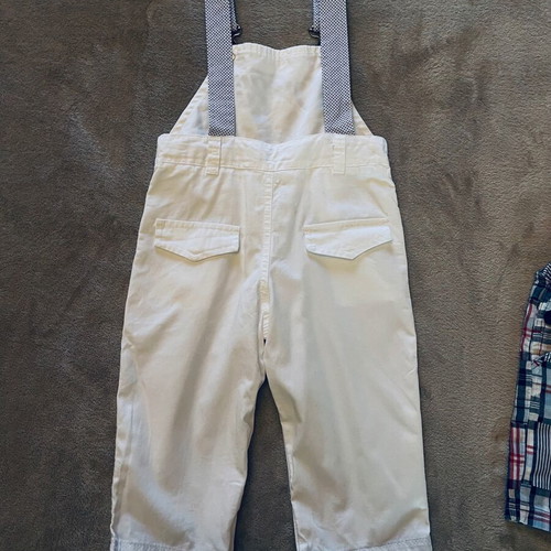 Little me overalls like new, set of 2, nautical style, cotton