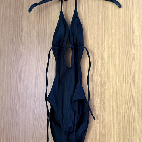 La Redoute black monokini swimsuit, size S/36