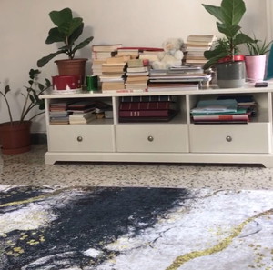 Ξύλινο λευκό έπιπλο τηλεόρασης ΙΚΕΑ
