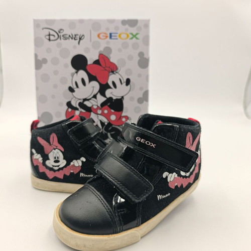 Geox Disney μποτάκι μεταχειρισμένο, νούμερο 25, μαύρο