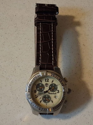Timberland L11011G men's watch used with brown strap