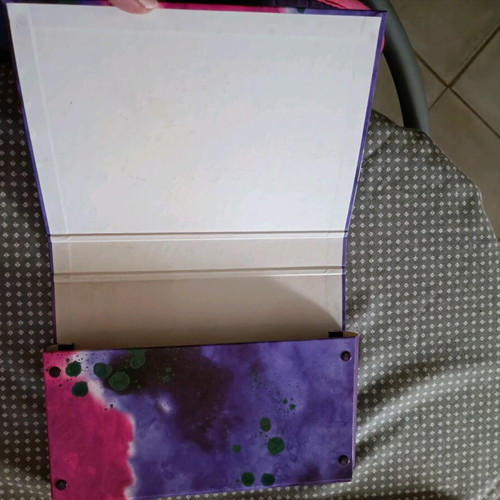 Diddl School Organization Album like new, purple colors
