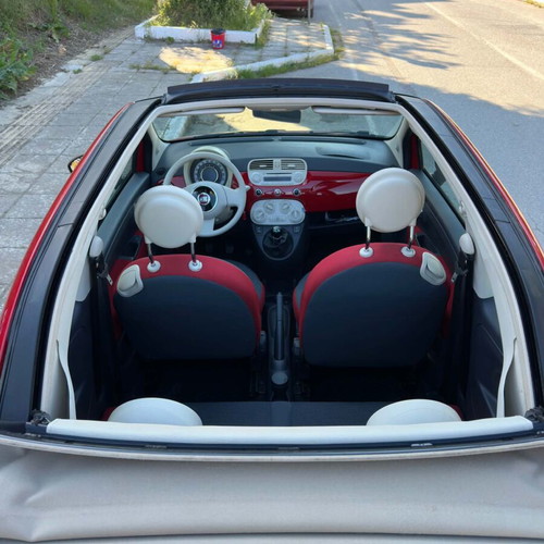 Fiat 500C Cabrio 2015 used, 61,500 km, manual, red