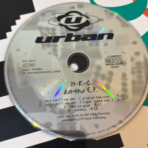 N.R.G Maxi Techno Record 1992 Italy used