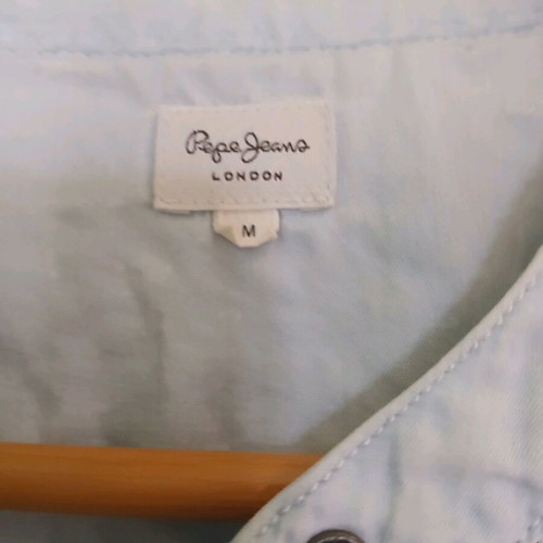Pepe Jeans dress size M like new, blue, cotton